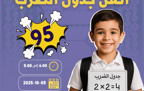 اتقان جدول الضرب
